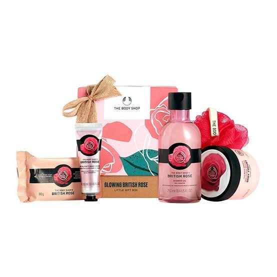 The Body Shop Glowing British Rose Little Gift Box