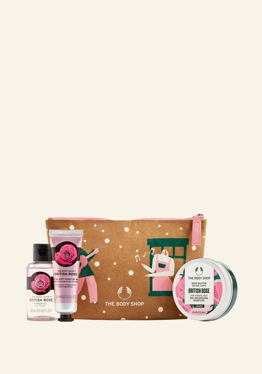The Body Shop Bloom & Glow British Rose Mini Gift Set