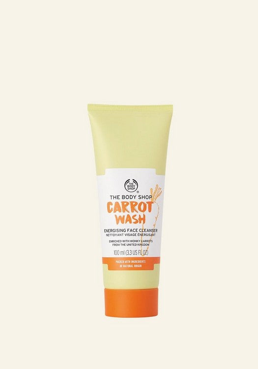 The Body Wash Carrot Wash Energizing Face Cleanser