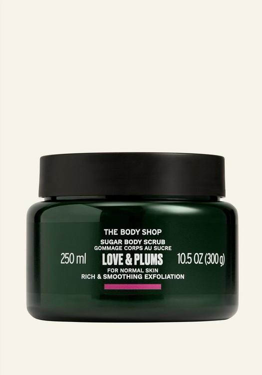 The Body Shop Love & Plums Sugar Body Scrub