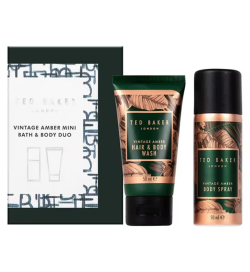 Ted Baker Vintage Amber Mini Bath & Body Duo Gift Set