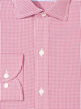 Buttoned Down - Men's Slim Fit Spread Collar Pattern Dress Shirt