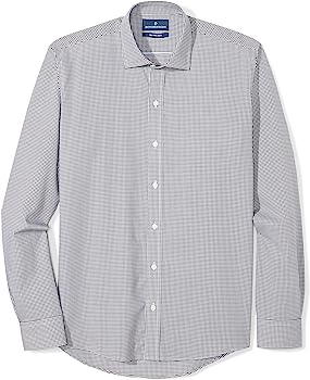 Buttoned Down - Men's Stylish Slim Fit with Spread Collar