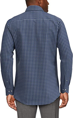 Buttoned Down - Men's Classic Fit Plaid Dress Shirt