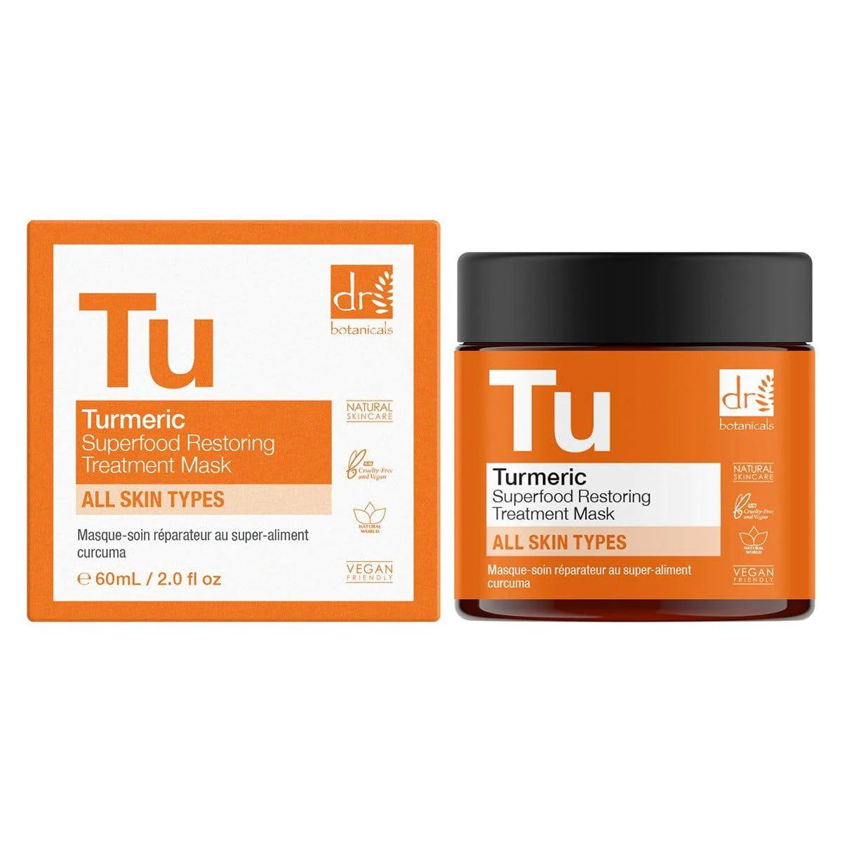 Dr Botanicals Turmeric Superfood Restoring Treatment Mask