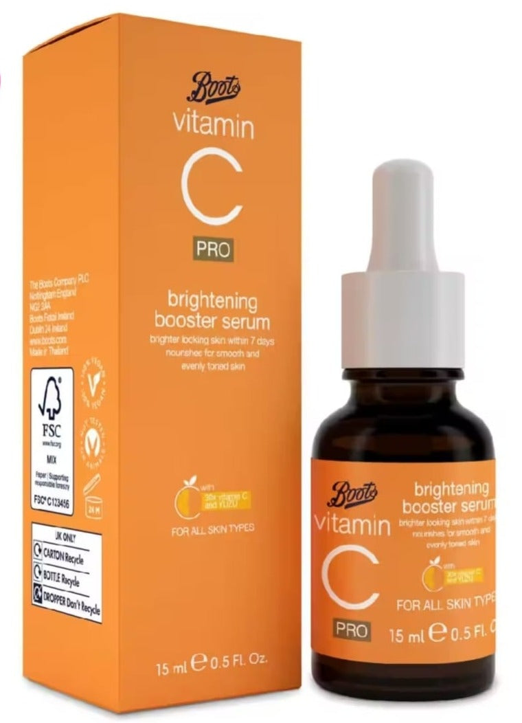 Boots - Vitamin C Brightening Booster Serum