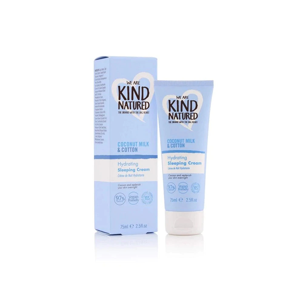 Kind Natured- Coconut Milk & Cotton Sleeping Cream, 75ml