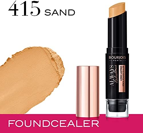 Bourjois Always Fabulous Stick Foundcealer Corrective Makeup Foundation, 415 Sand