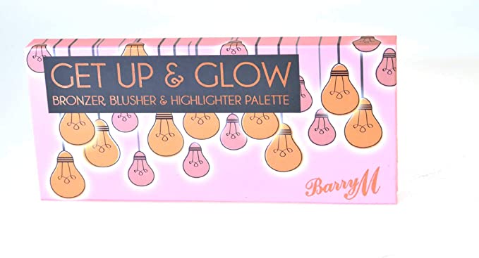 Barry M Get Up & Glow Bronzer Blush & Highlighter Palette