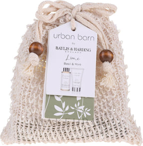 Baylis and Harding Urban Barn Lime, Basil and Mint Sack Giftset