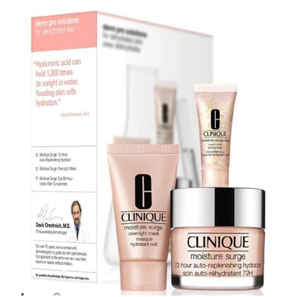 Clinique Derm Pro Solutions: For Dehydrated Skin, 3 Piece Set Face Mask