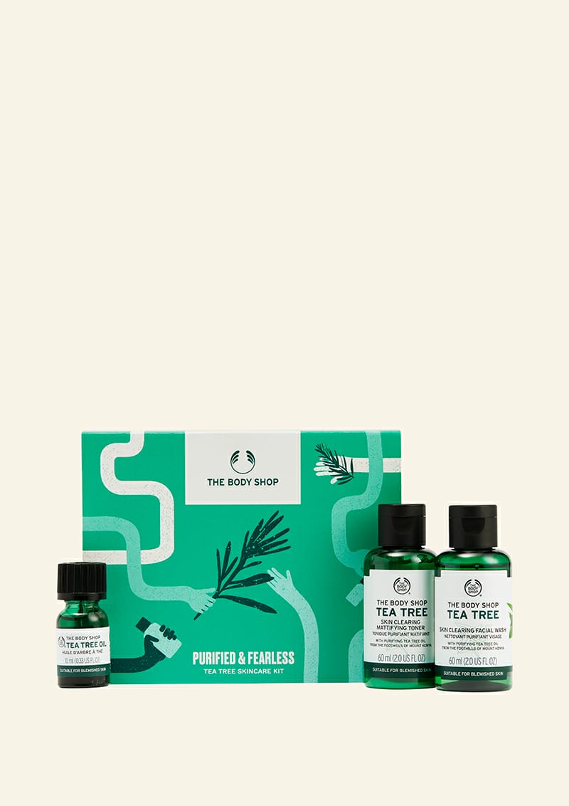 The Body Shop Purified & Fearless Tea Tree Skincare Gift Set