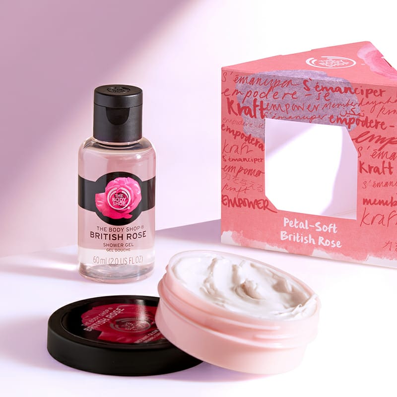 The Body Shop Petal-Soft British Rose Gift Set