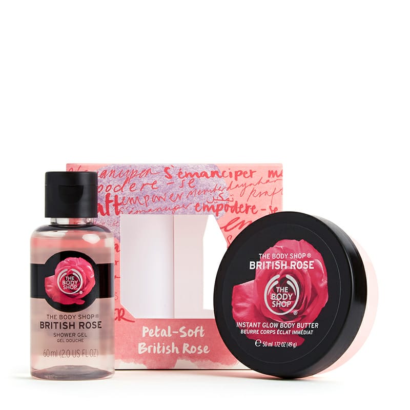 The Body Shop Petal-Soft British Rose Gift Set