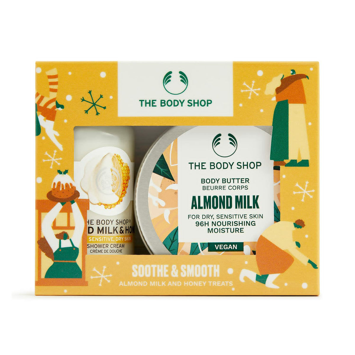The Body Shop Soothe & Smooth Almond Milk & Honey Treats Gift Set