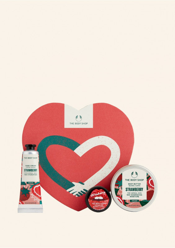 The Body Shop The Sweetest Strawberry Heart Gift Set