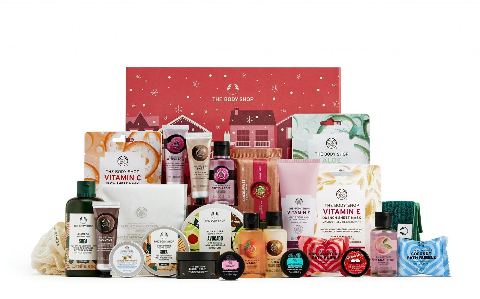 The Body Shop Share the Love Big Advent Calendar 25 Items Gift Set