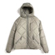 River Island Green Hooded Diamond Quilted Puffer Jacket