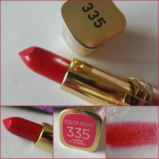 L'Oréal Color Riche Satin Lipstick 335 Carmin St Germain
