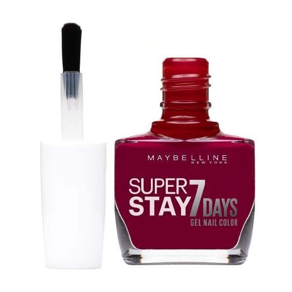 Maybelline Forever Strong Superstay Nail Polish, 06 Deep Red