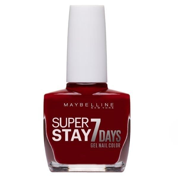 Maybelline Forever Strong Superstay Nail Polish, 06 Deep Red