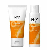 No7 The Radiance Gift Set Energising Exfoliating Cleanser 50ml + Glow Toner 50ml