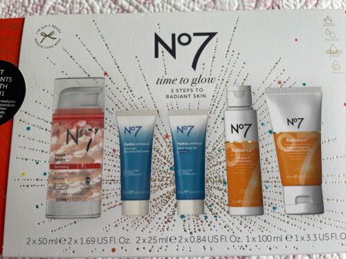 No7 Time To Glow 5 Steps To Radiant Skin Gift Set
