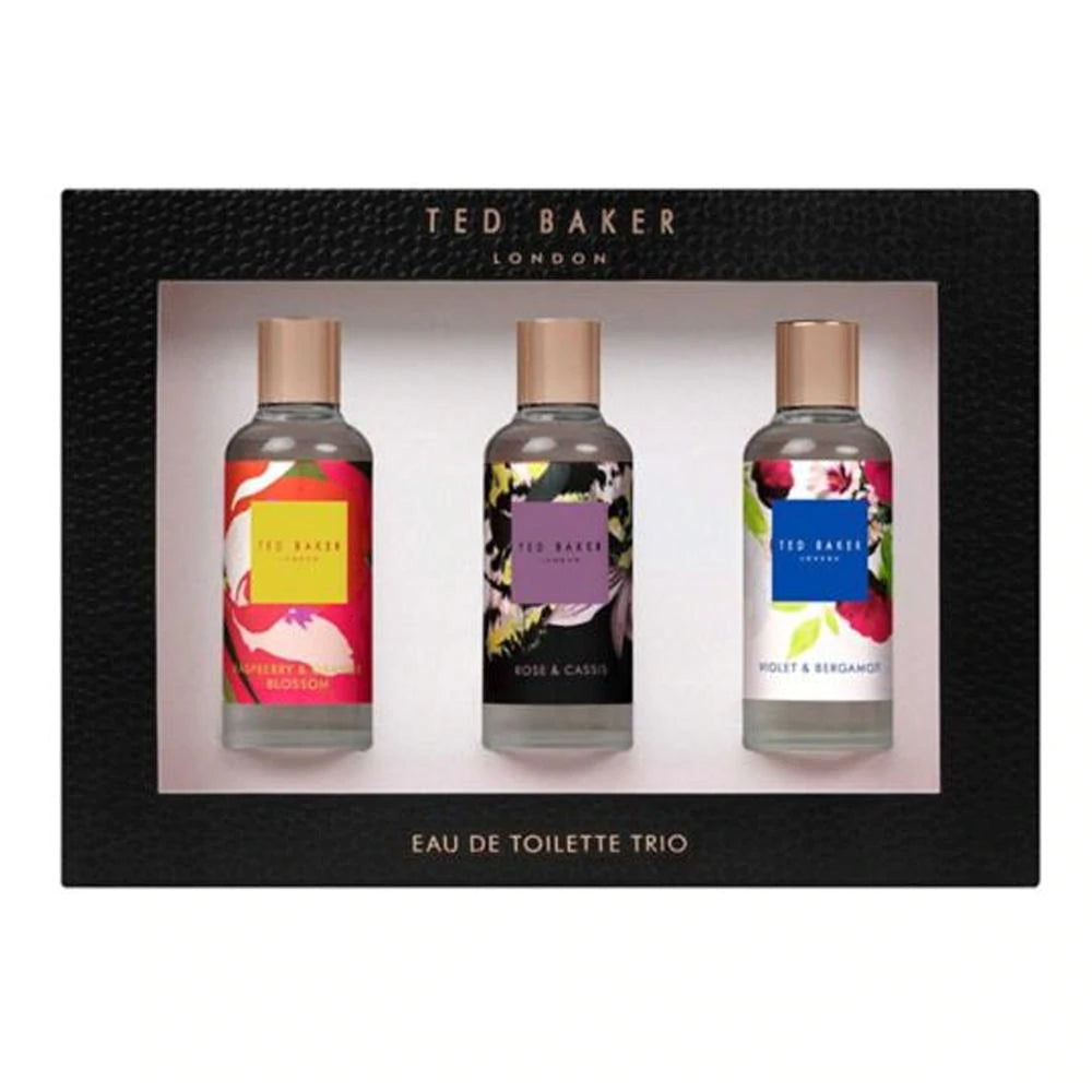 Ted Baker Ladies Eau De Toilette 3 x 15ml Mini Trio Gift Set