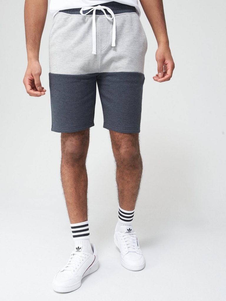 Very Man Block Jog Short - Grey