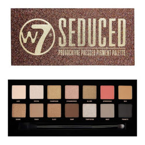 W7 SEDUCED Eye Colour Palette, 11.2 g, 14-Piece Eye Shadow Eyeshadow