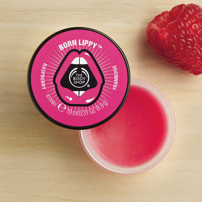 The Body Shop Born Lippy™ Lip Balm Pot Raspberry