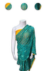 Chunnri Green Saree