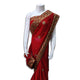 Red Embroidery Border Saree