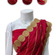 Pink Golden Border Silk Saree