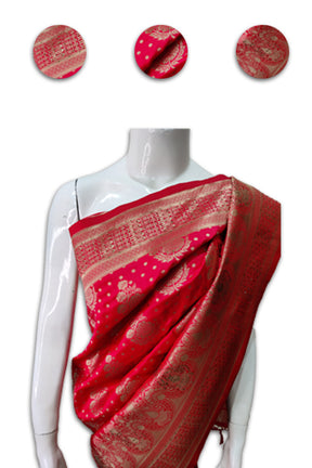 Red banarsi Saree