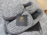 Family Fairy - Men's Knit Micro Suede Slippers