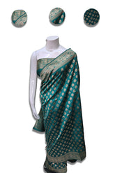 Green Banarsi Saree