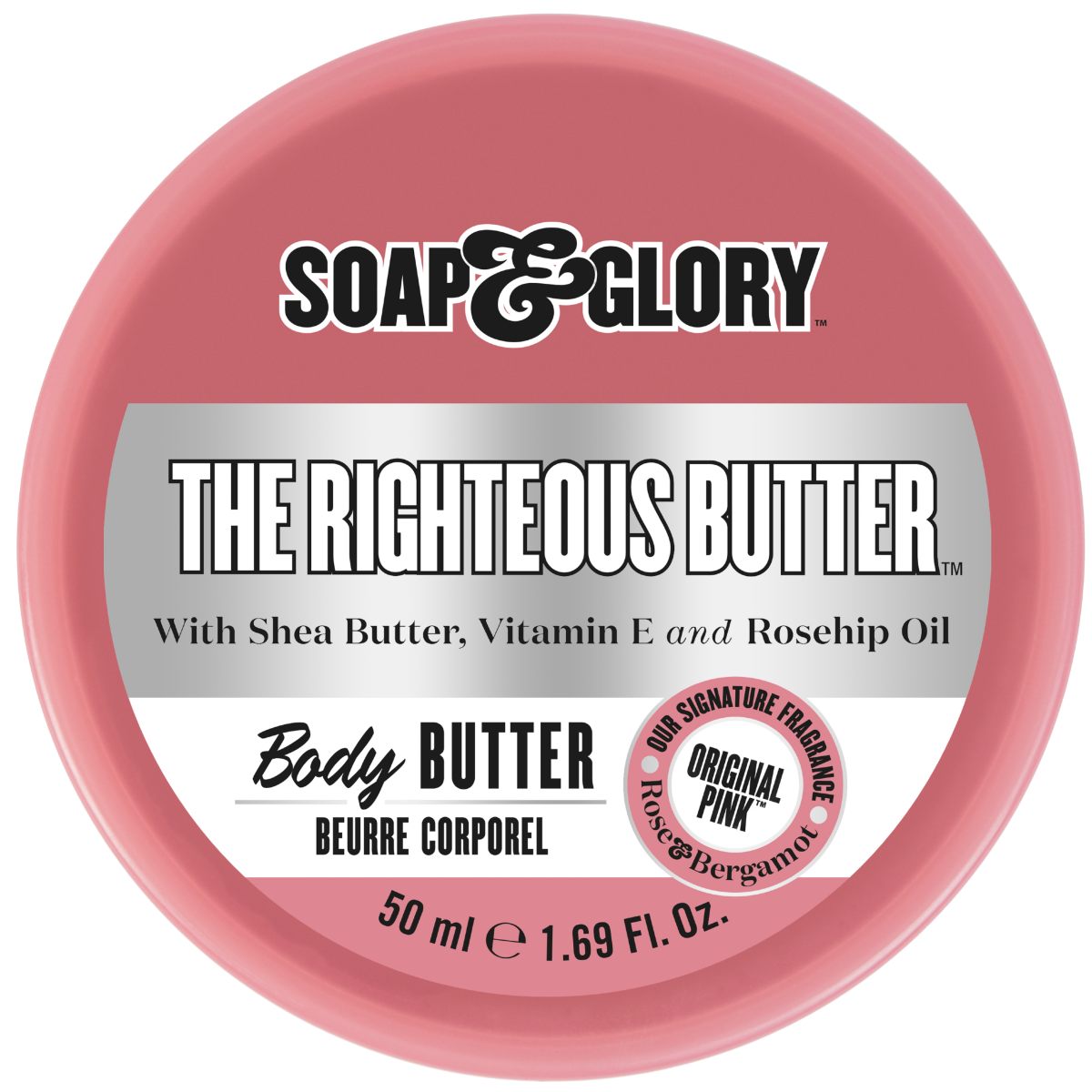 Soap & Glory Original Pink The Righteous Butter Moisturising Body Butter Mini Travel Size