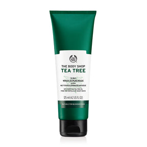 The Body Shop Tea Tree 3-in-1 Wash Scrub Mask