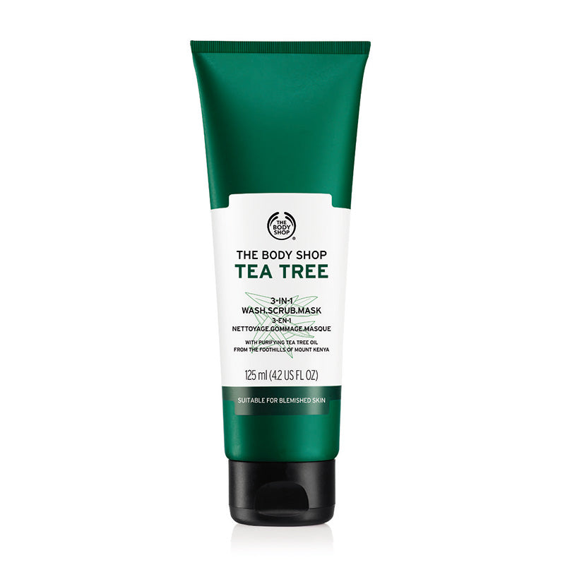 The Body Shop Tea Tree 3-in-1 Wash Scrub Mask