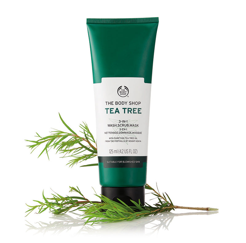 The Body Shop Tea Tree 3-in-1 Wash Scrub Mask