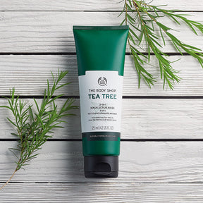 The Body Shop Tea Tree 3-in-1 Wash Scrub Mask